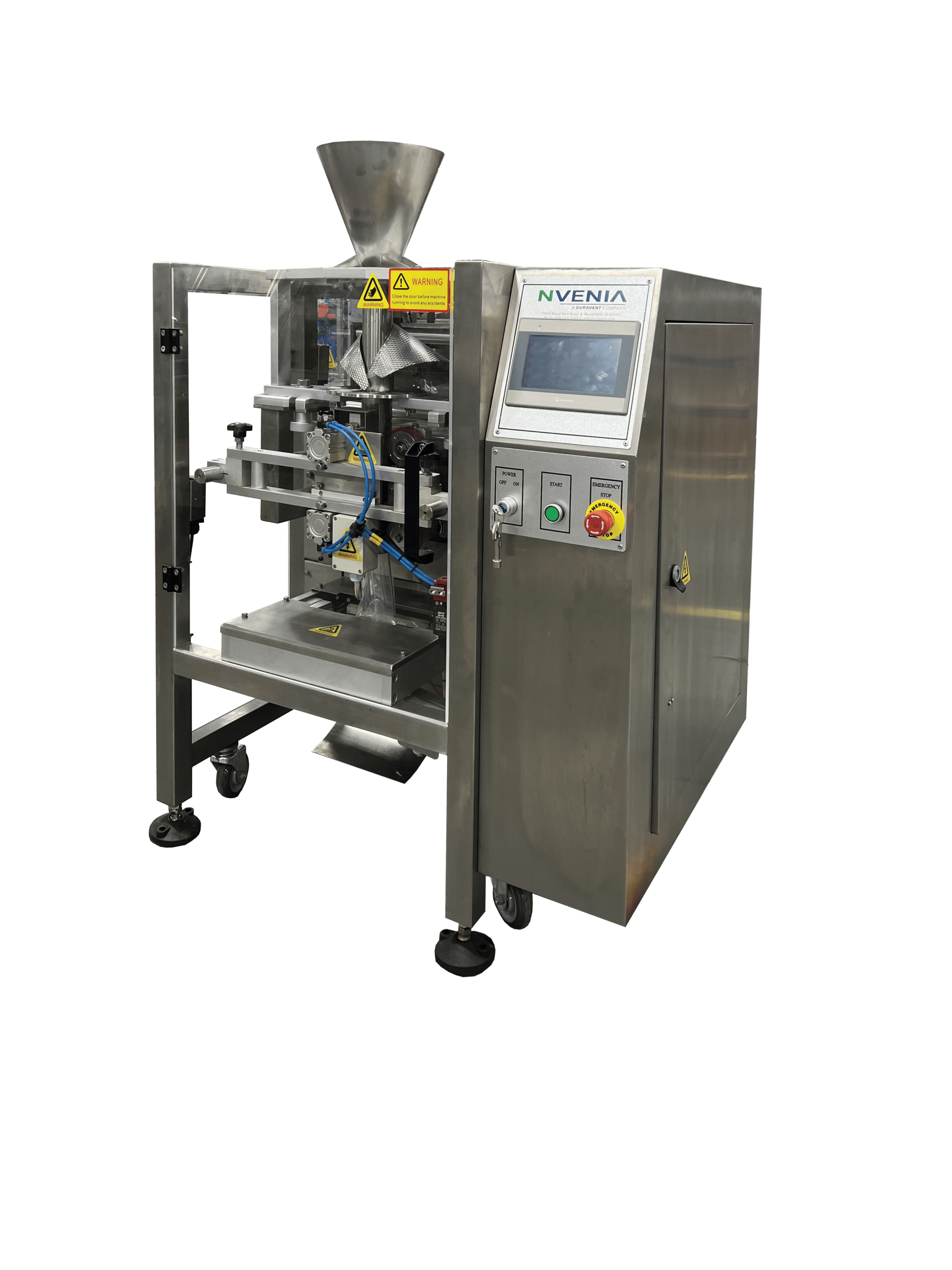 Ohlson Brand Vertical Form Fill Seal Bagging Machines nVenia