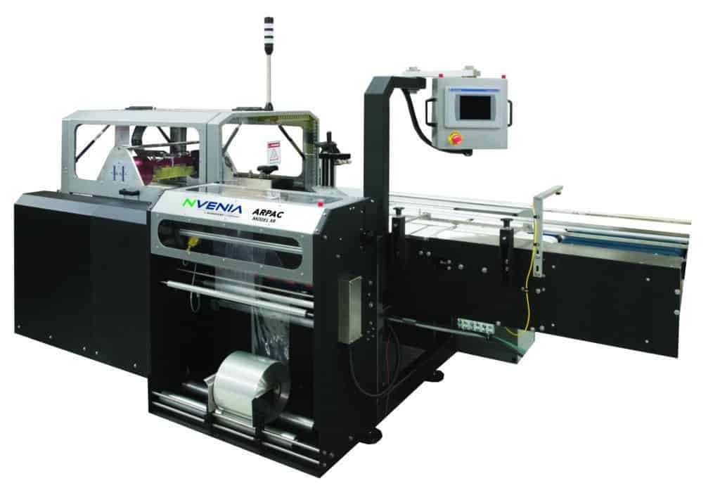 shrink wrapping machine on white background