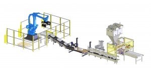 Semi-Automatic Robotic Palletizer System